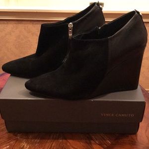 Vince camuto wedge bootie